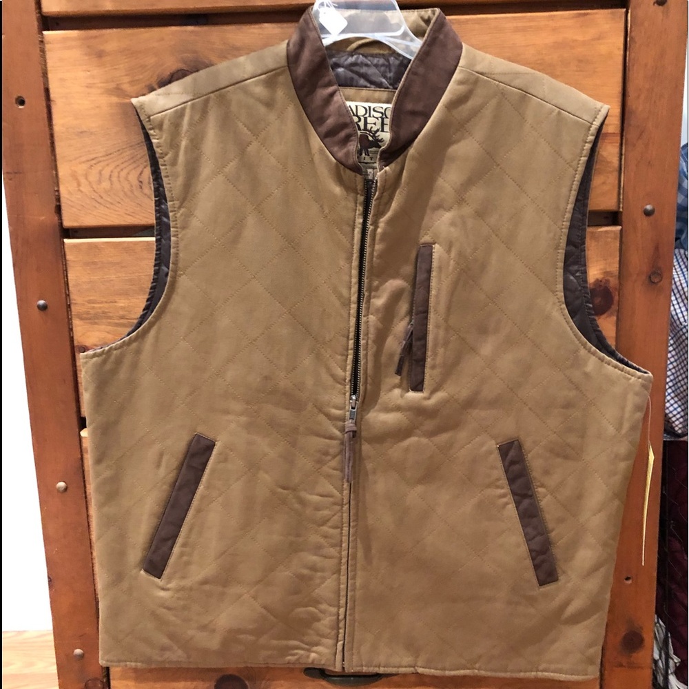 Madison Creek Zip Front Vest NWT Men’s L
